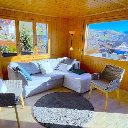 SwissHut Stunning Views Alps - Apart. Mungge Beatenberg